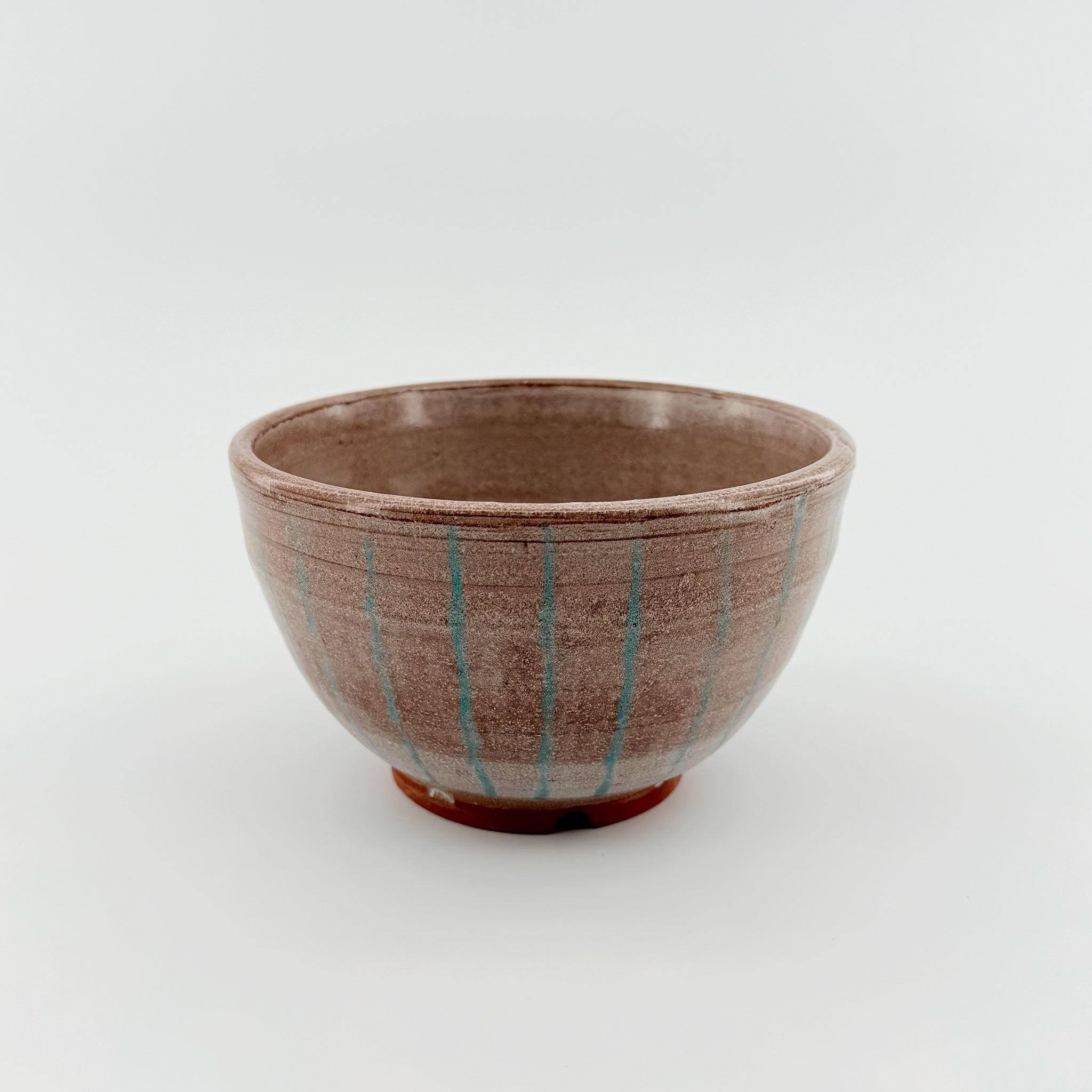 Striped Handmade Ceramic Bowl - Lora Qiu