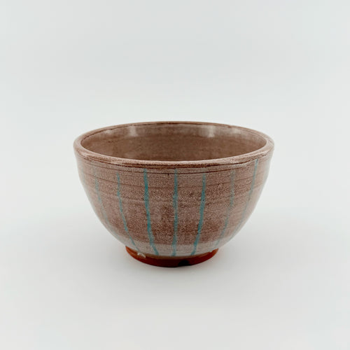 Striped Handmade Ceramic Bowl - Lora Qiu