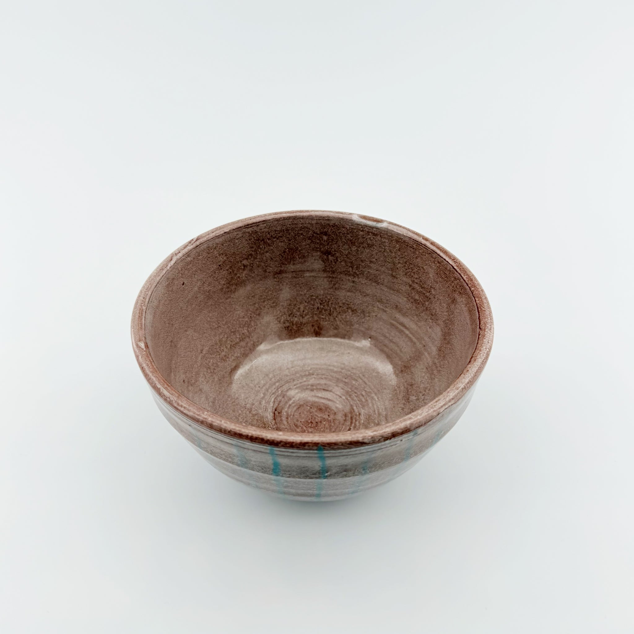 Striped Handmade Ceramic Bowl - Lora Qiu