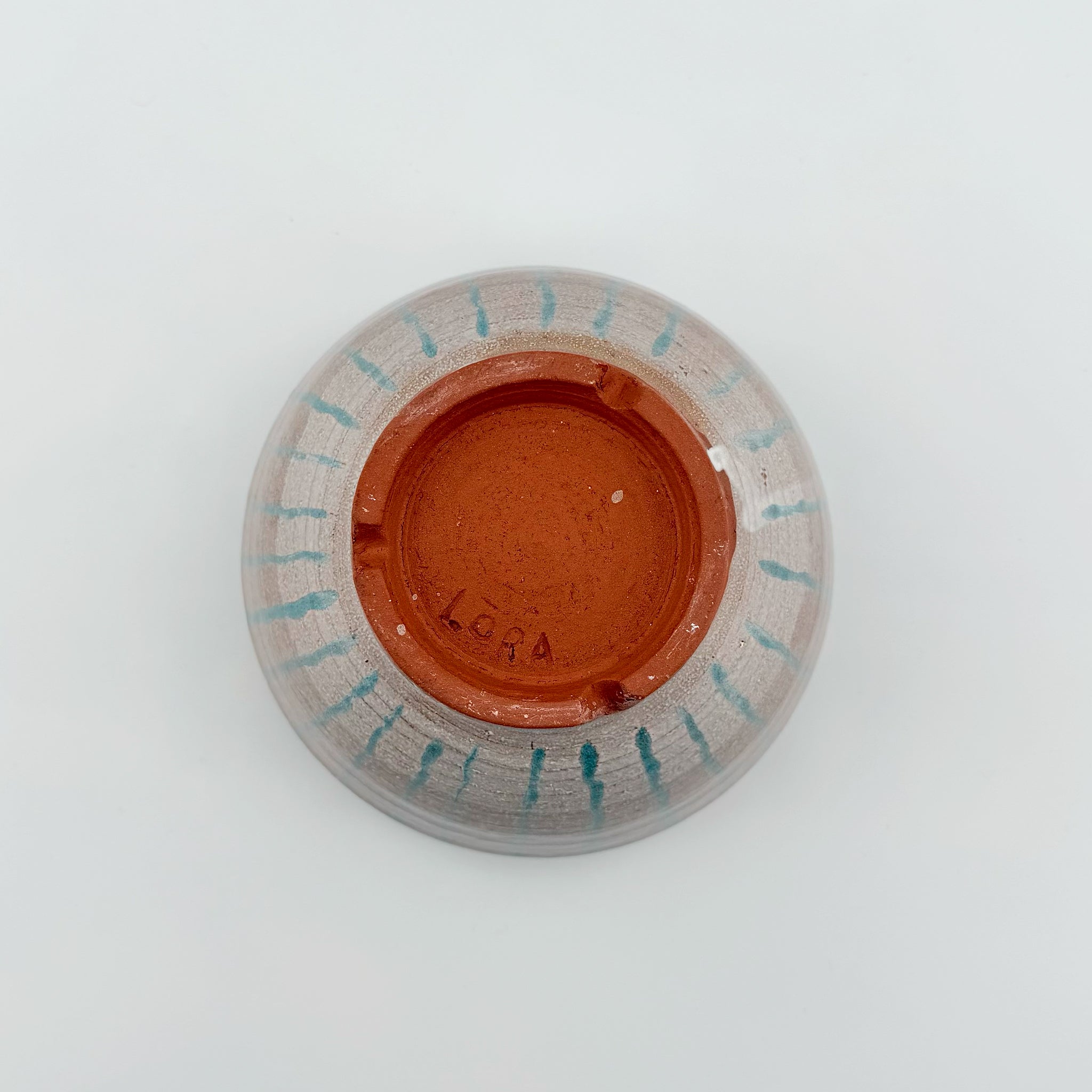 Striped Handmade Ceramic Bowl - Lora Qiu