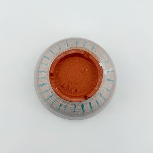 Striped Handmade Ceramic Bowl - Lora Qiu