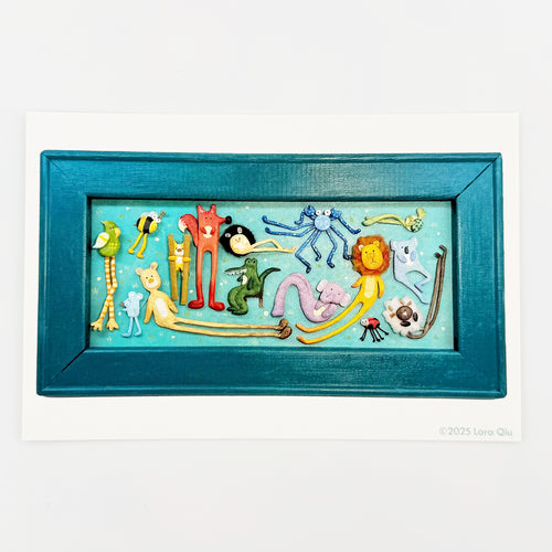 Long legs club Postcard – Lora Qiu