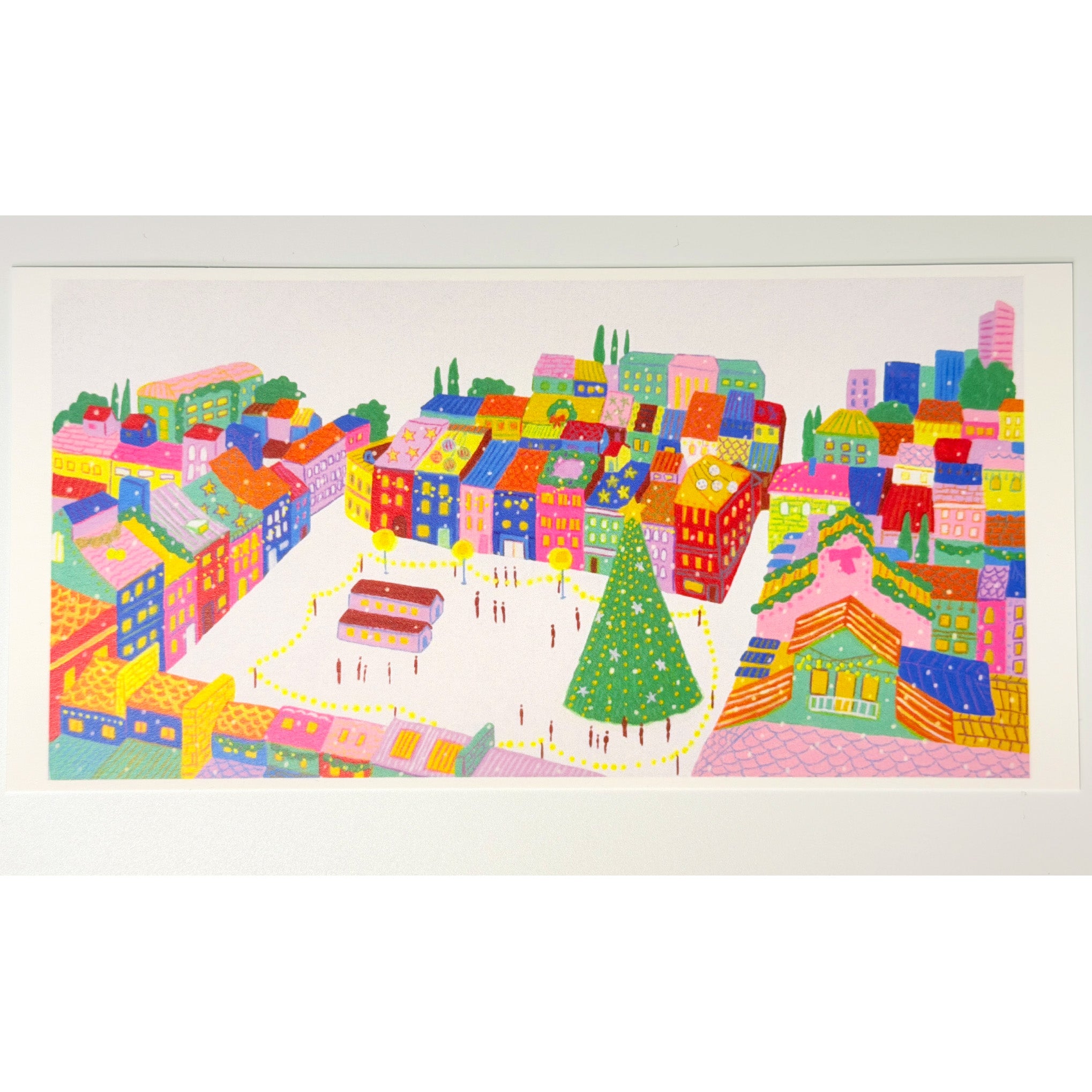 Christmas in the City Postcard