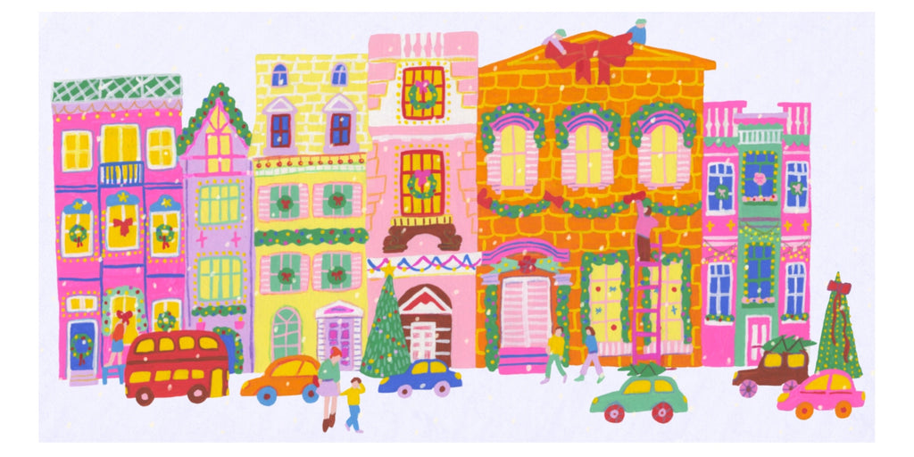 Christmas in the City 2 Postcard