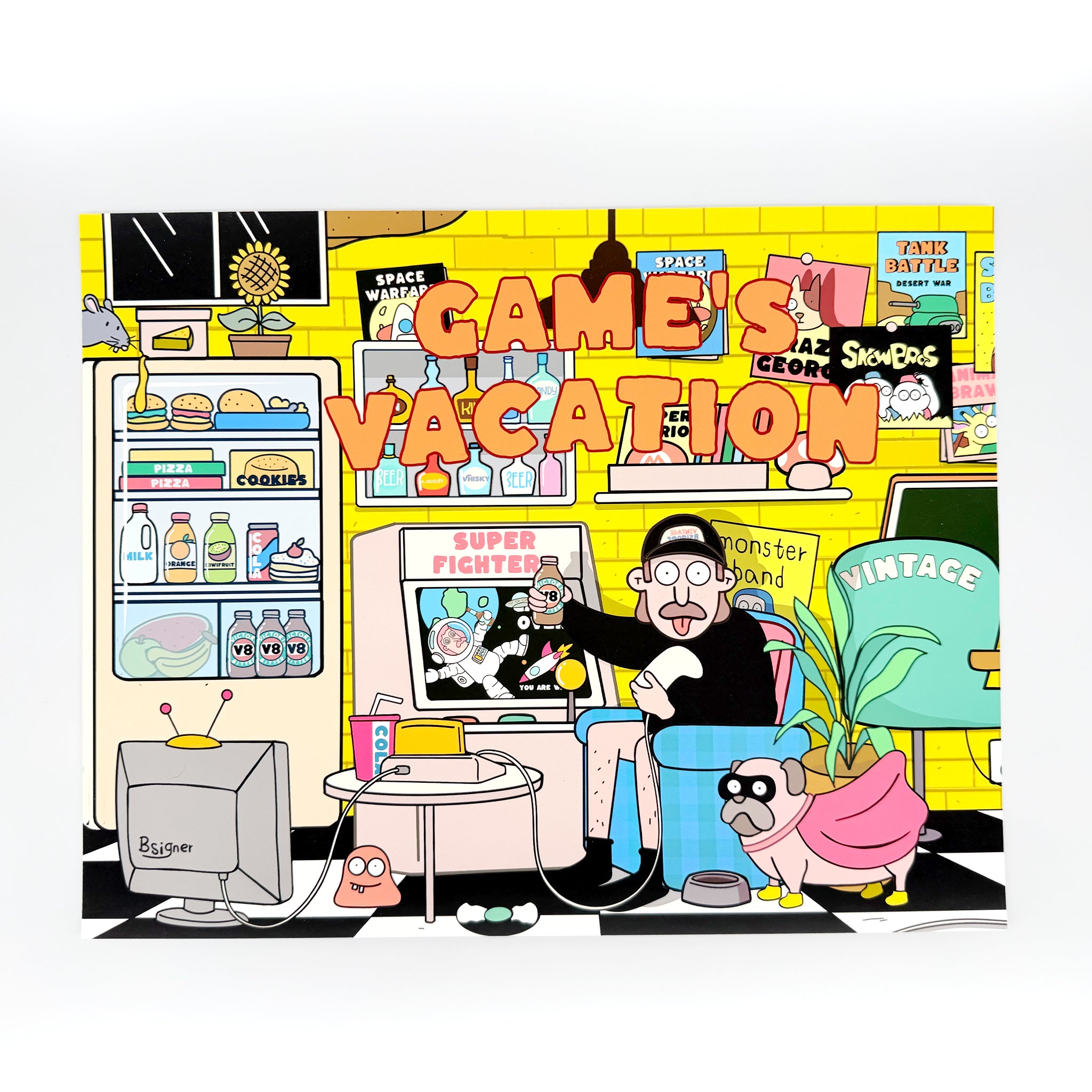 Gaming Life Art Print by Bsigner