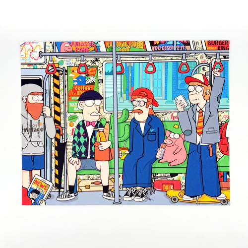 Subway Car Art Print by Bsigner