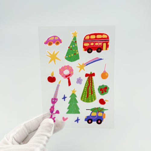 Christmas Sticker Sheet by Sherry Li