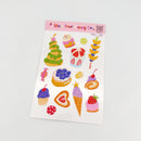 Sweet Treats Sticker Sheet by Sherry Li