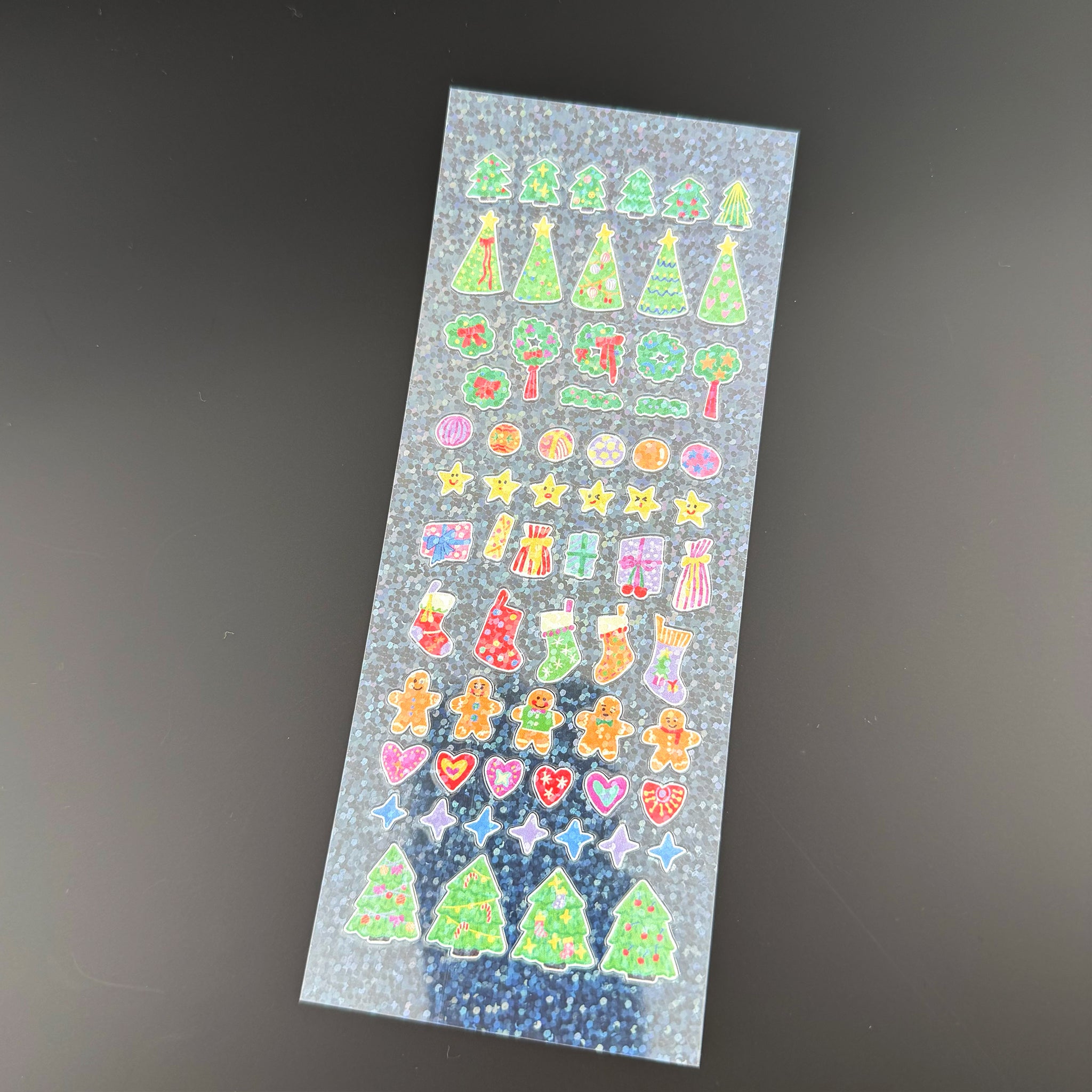 Sparkly Christmas Sticker Sheet by Sherry Li
