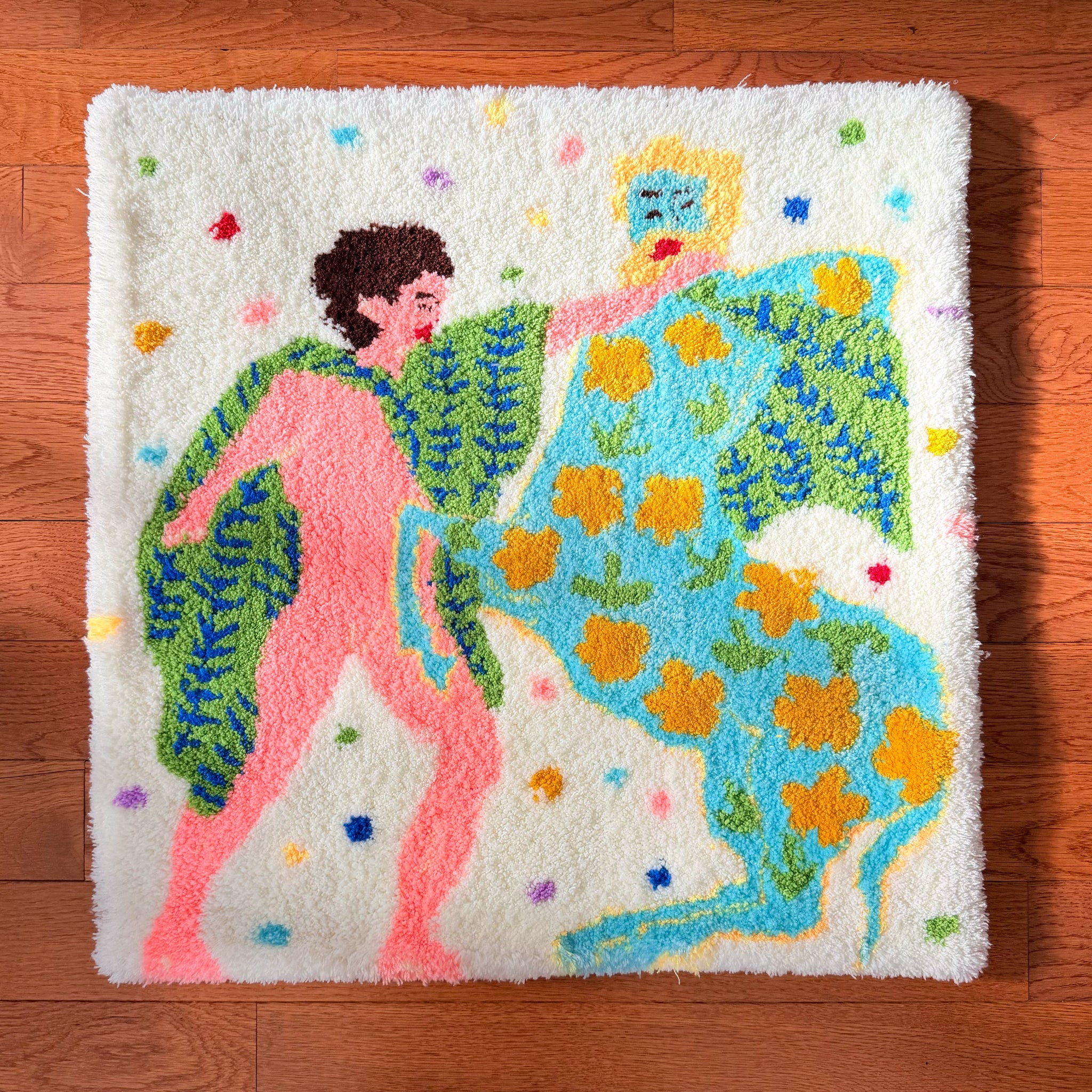 The Lapiths' Resistance – Tufted Textile Artwork by Sherry Li