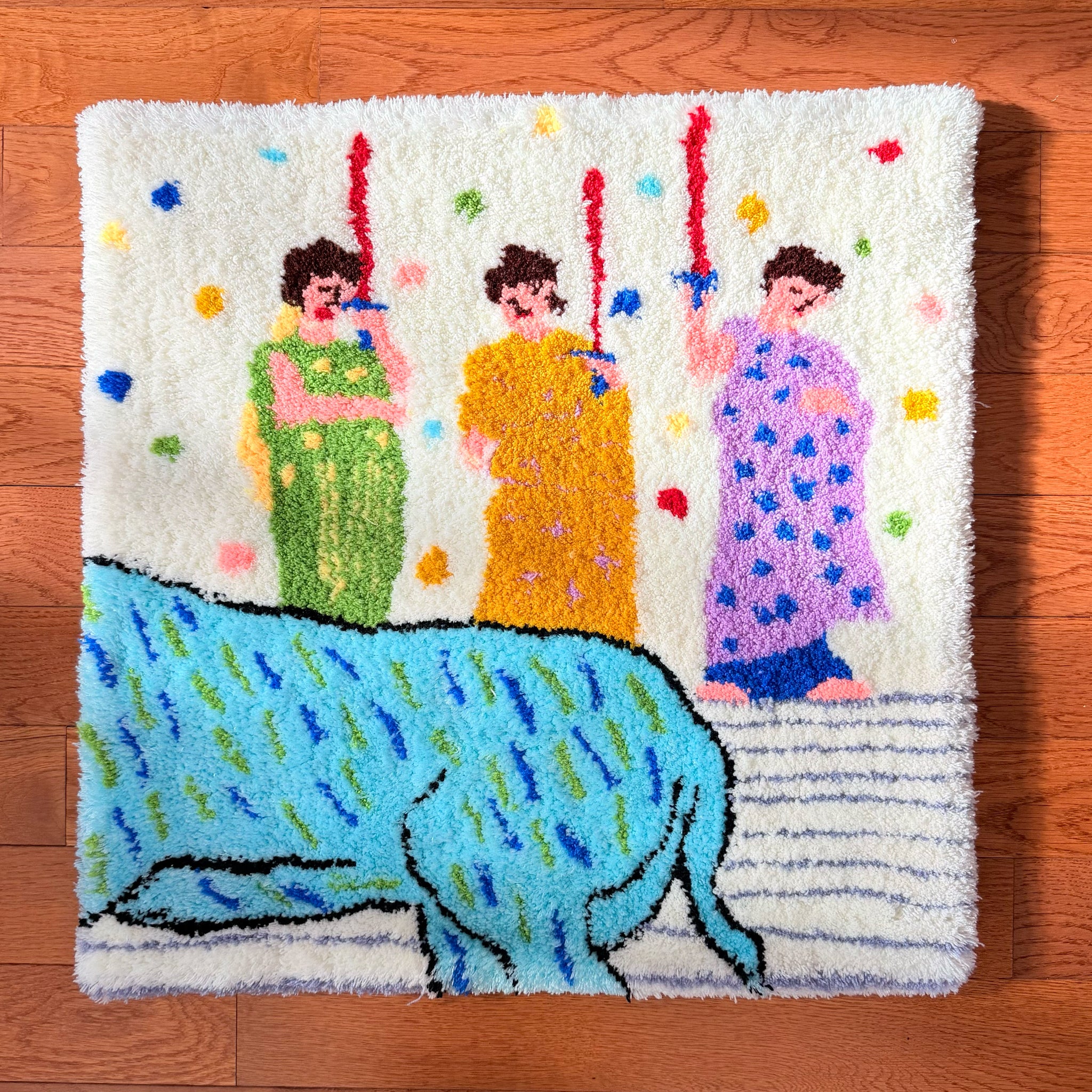 Harmony Restored – Tufted Textile Artwork by Sherry Li