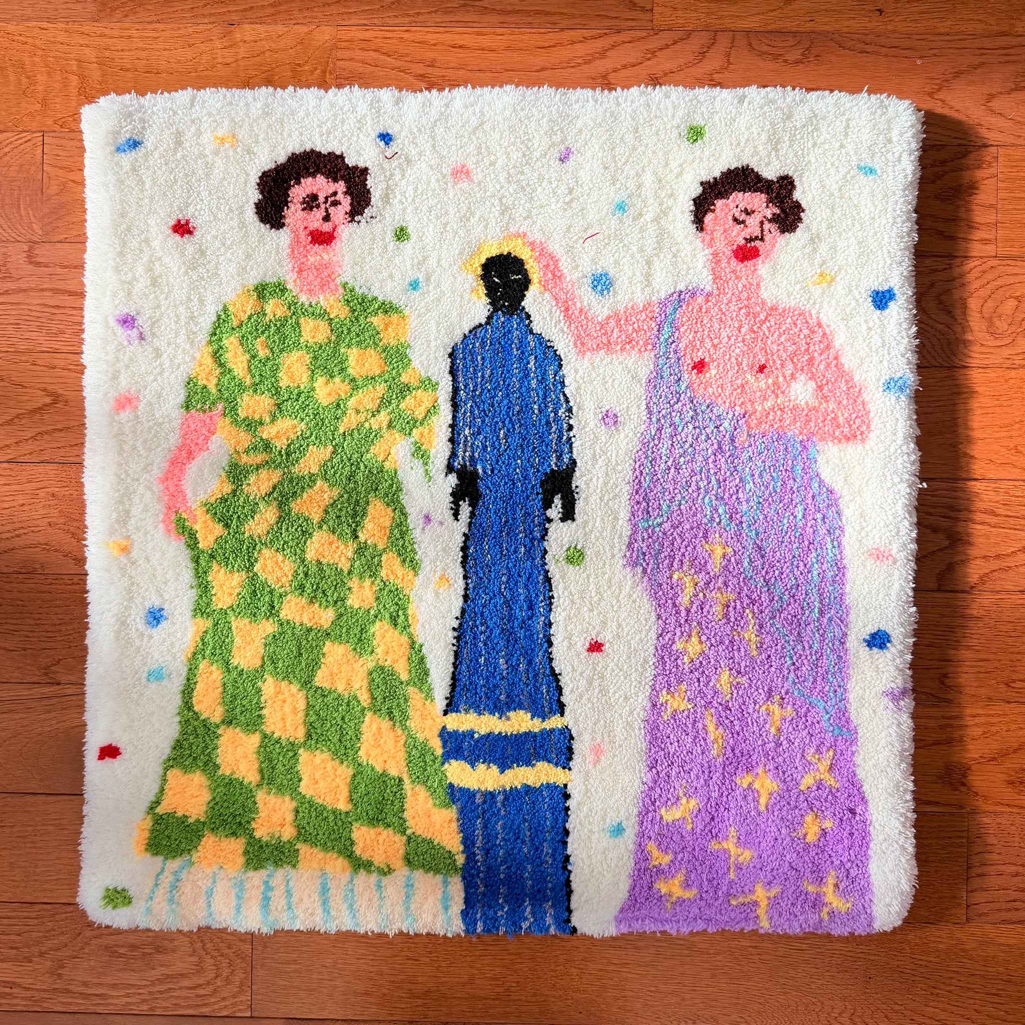 The Wedding Feast – Tufted Textile Artwork by Sherry Li