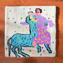Drunken Centaurs Seize the Bride – Tufted Textile Artwork by Sherry Li