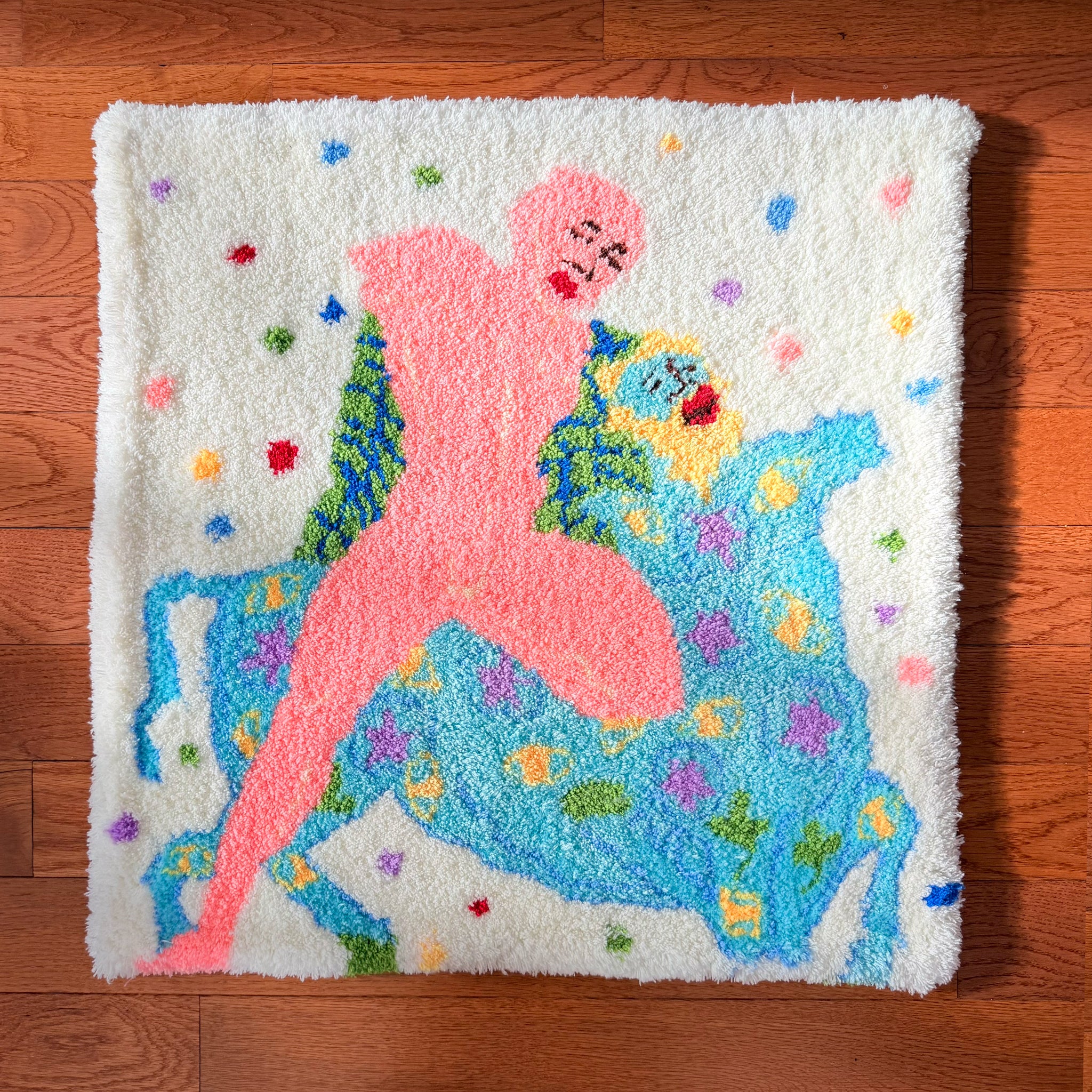 Chaos Unleashed – Tufted Textile Artwork by Sherry Li