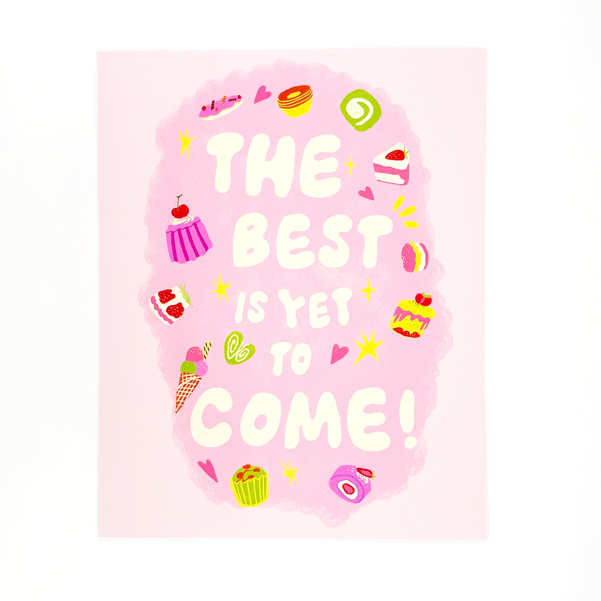 The Best Is Yet to Come Art Print by Sherry Li