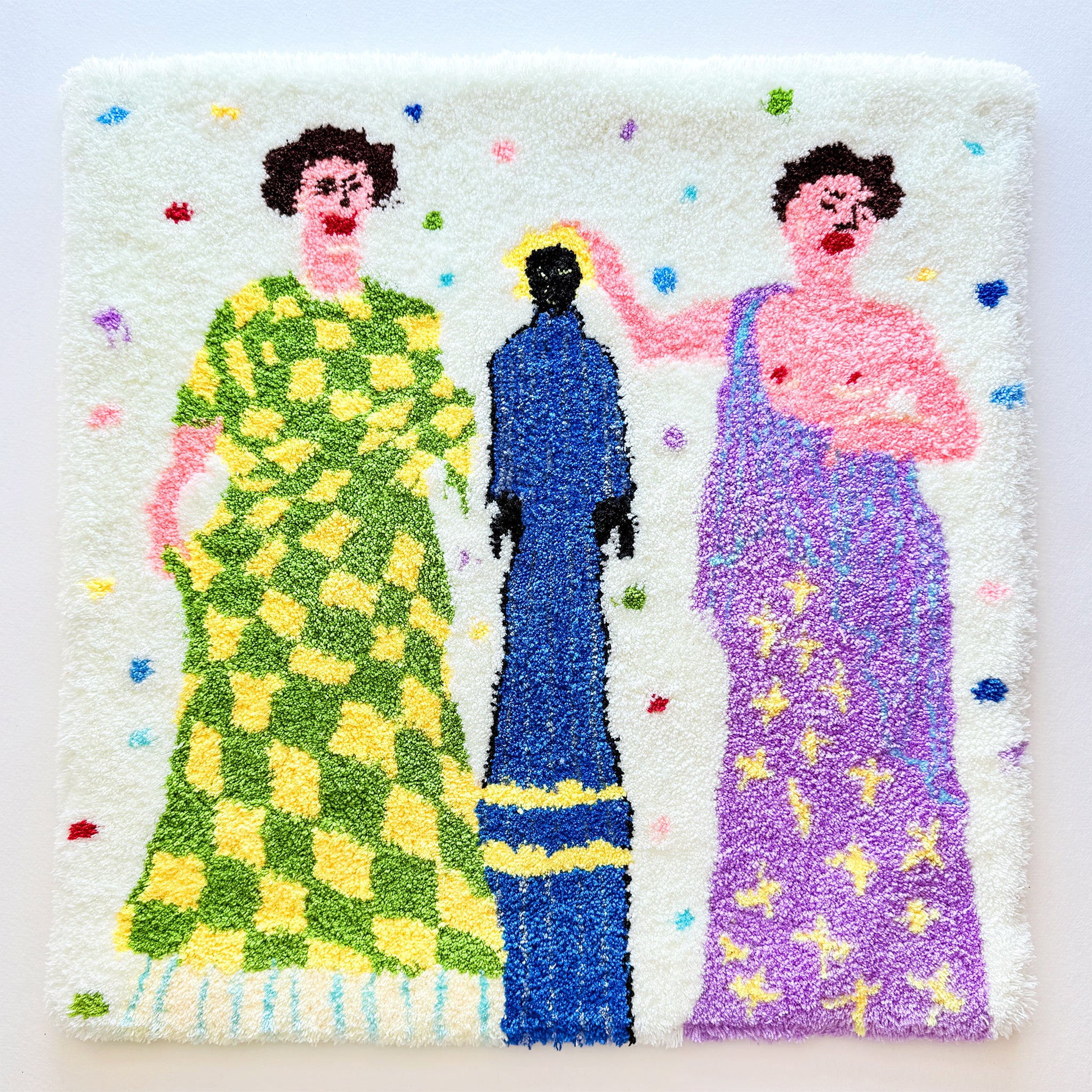 The Wedding Feast – Tufted Textile Artwork by Sherry Li