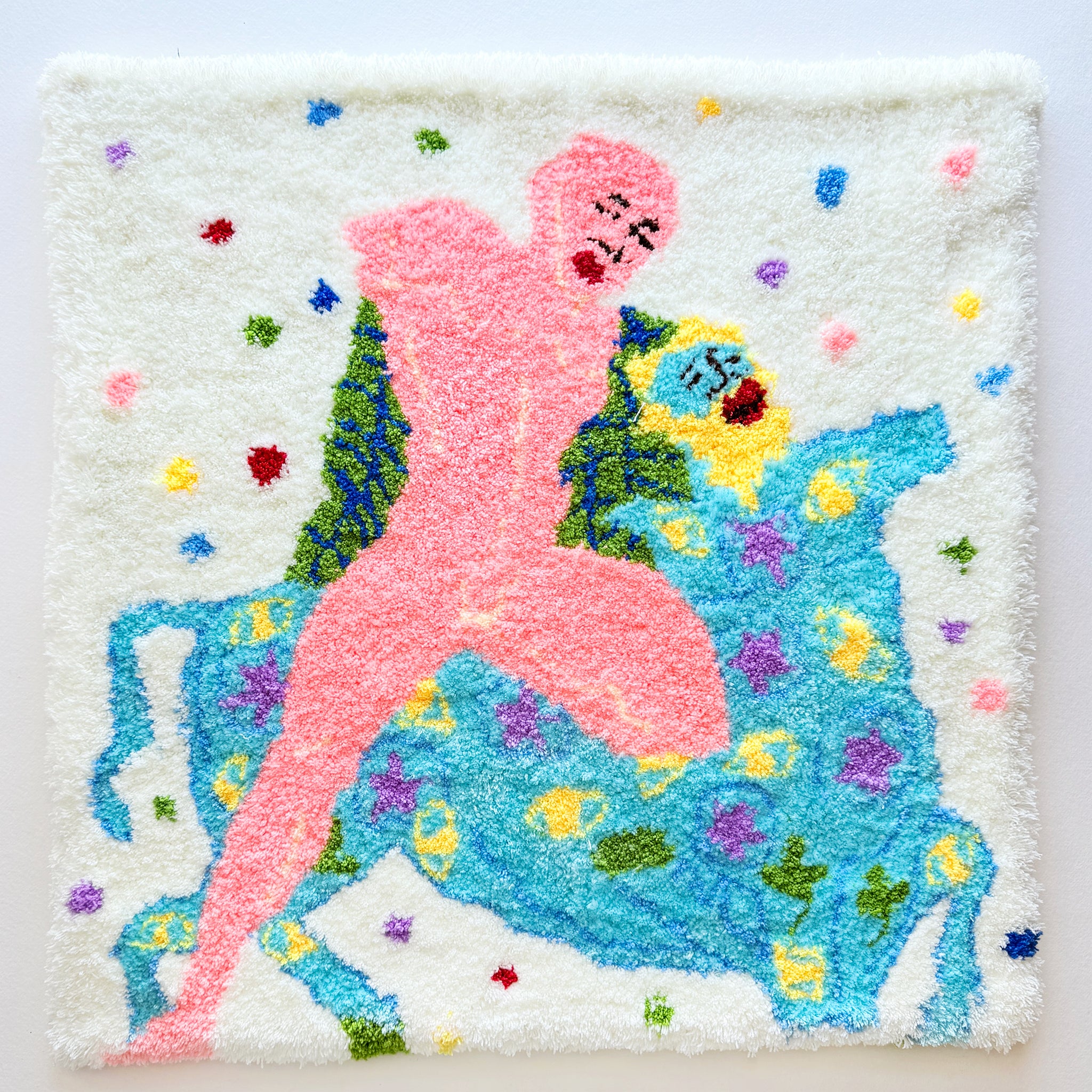 Chaos Unleashed – Tufted Textile Artwork by Sherry Li