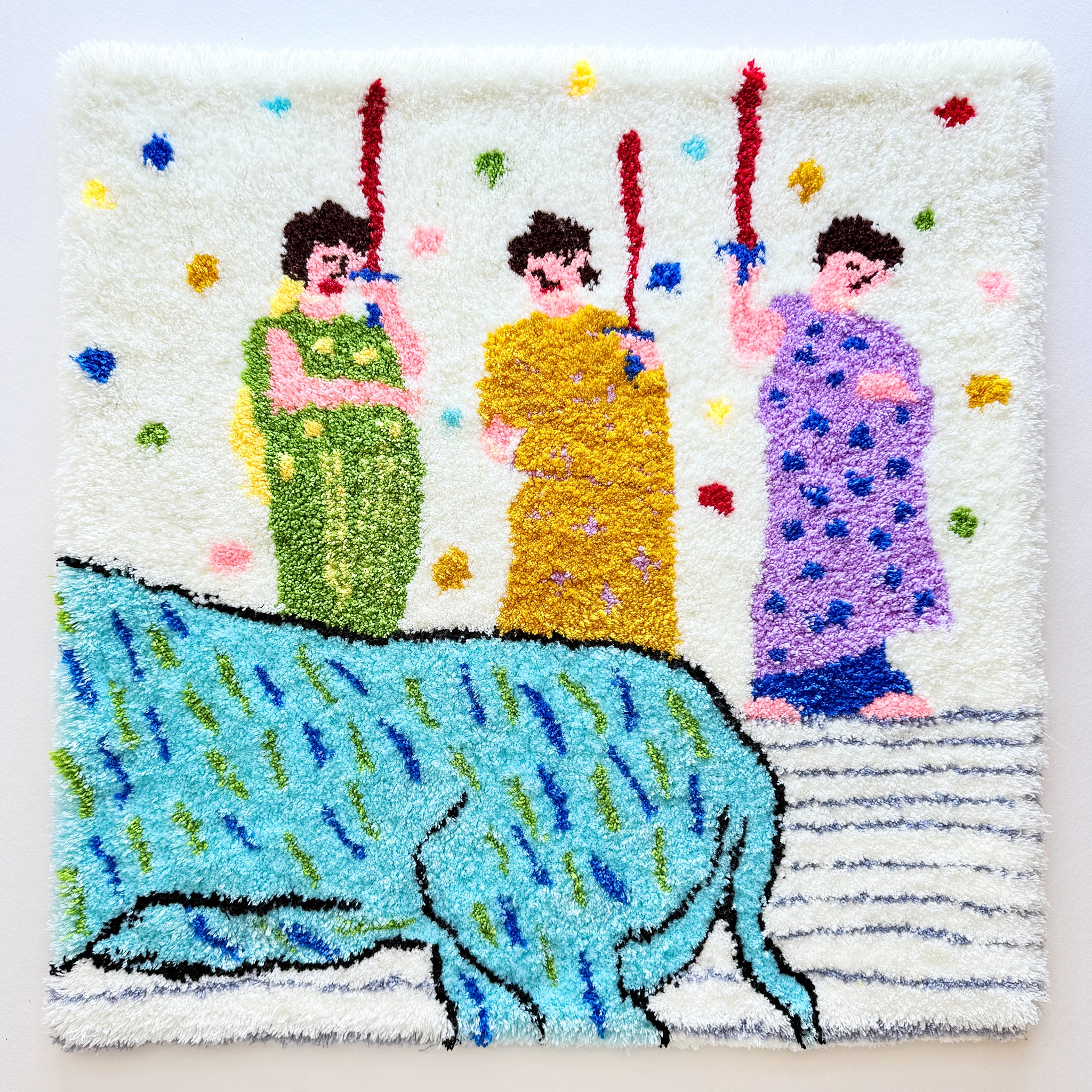 Harmony Restored – Tufted Textile Artwork by Sherry Li